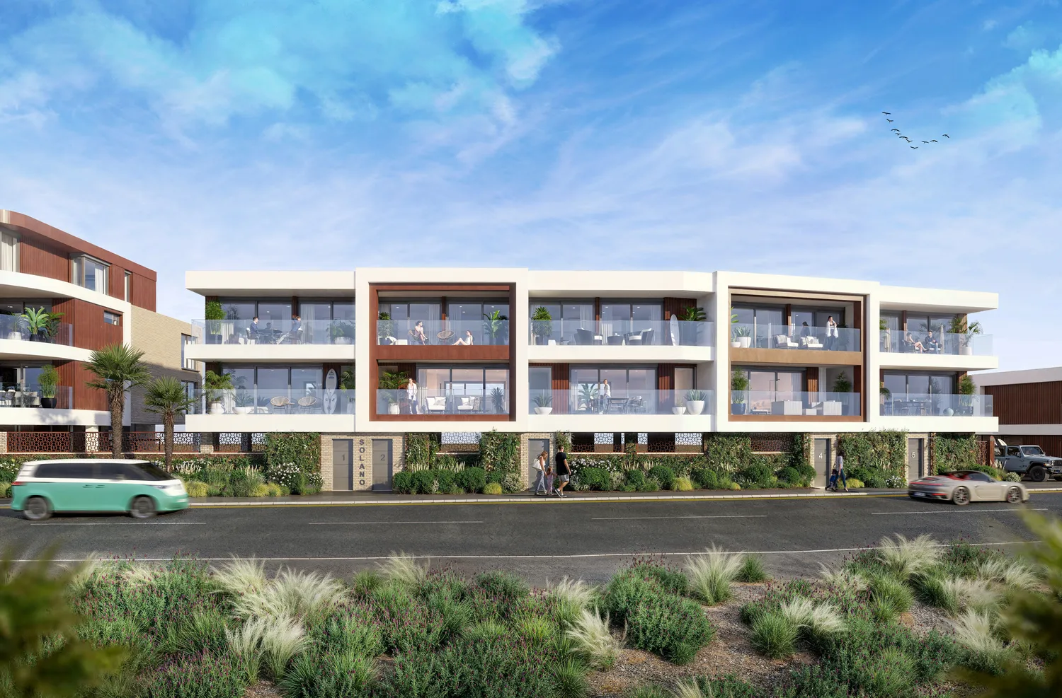 Block C apartment view