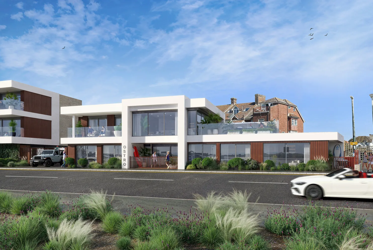 Block D apartment view